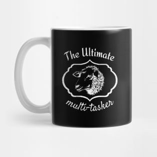 Sheep Ultimate Multi - Tasker Sustainable Farming Distressed Vintage Funny Mug